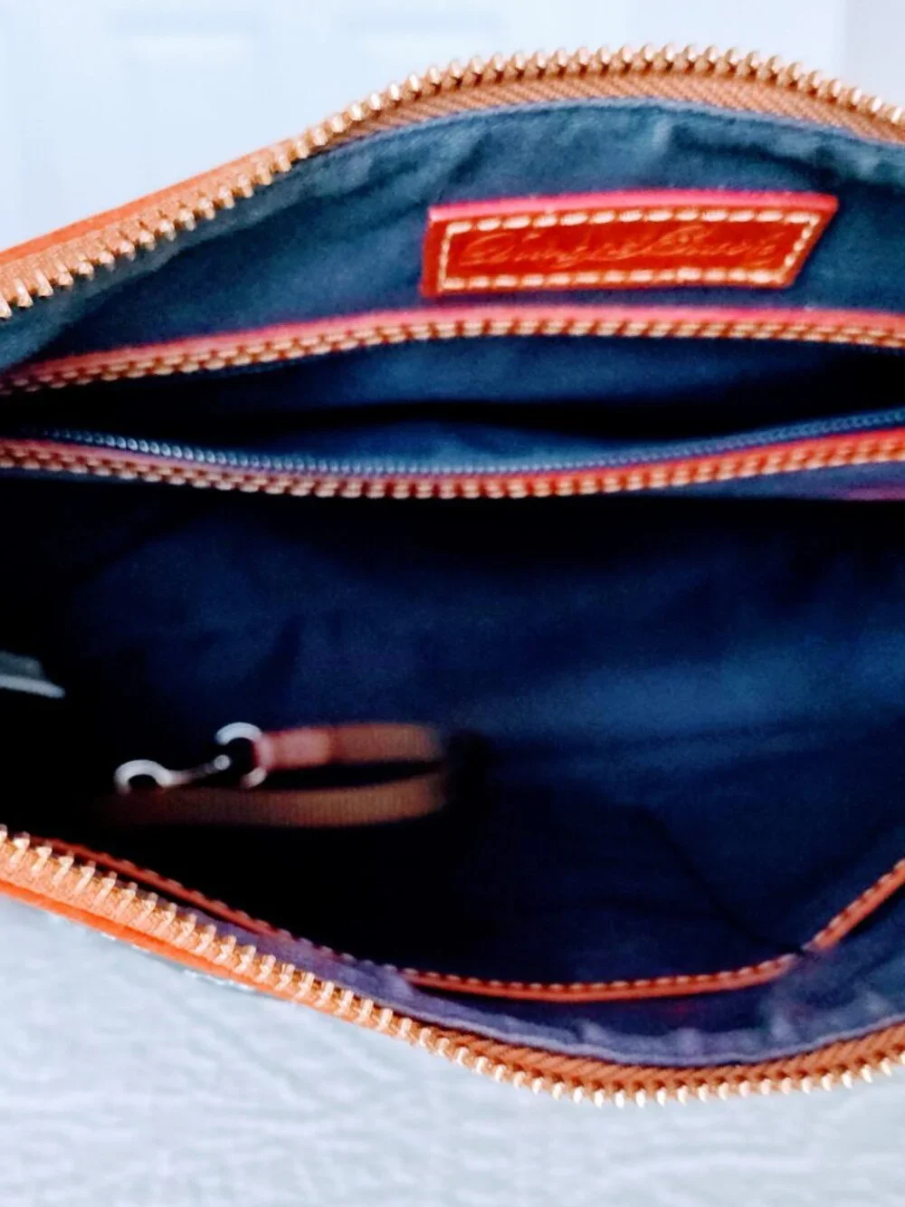 Dooney and Bourke New York Yankees Handbag Coated Cotton MLB Purse w/Dust Bag